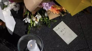 Flowers honour the victims of the Bondi Junction stabbings. Picture Flavio Brancaleone/AAP PHOTOS