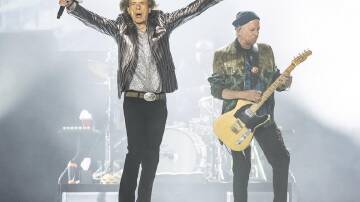 The Rolling Stones have opened their Hackney Diamonds US tour with a stadium show in Houston, Texas. (AP PHOTO)